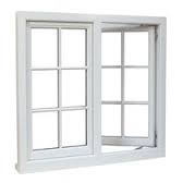 White casement windows.